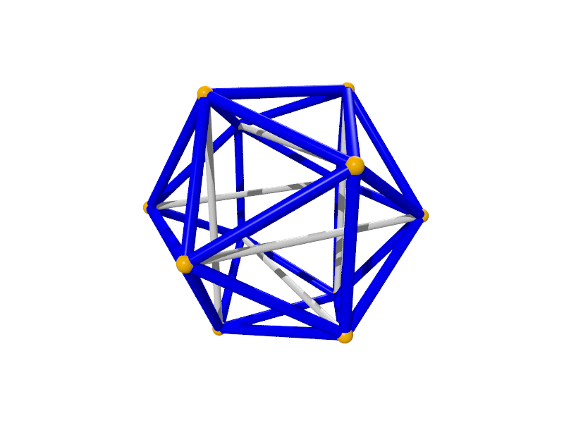 Icosahedron Structure Animation