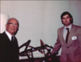 Buckminster Fuller and Sam Lanahan 1979